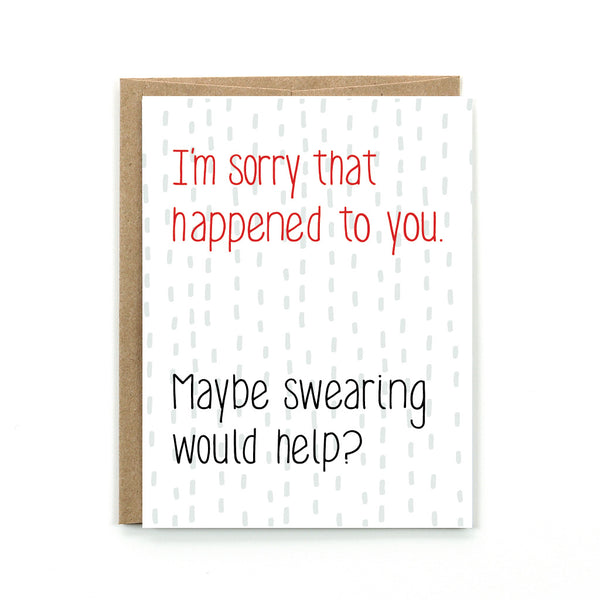 Maybe Swearing Would Help Card