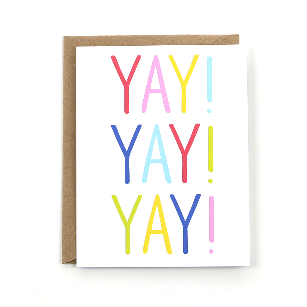 Yay Yay Yay Card – Public School Paper Co.