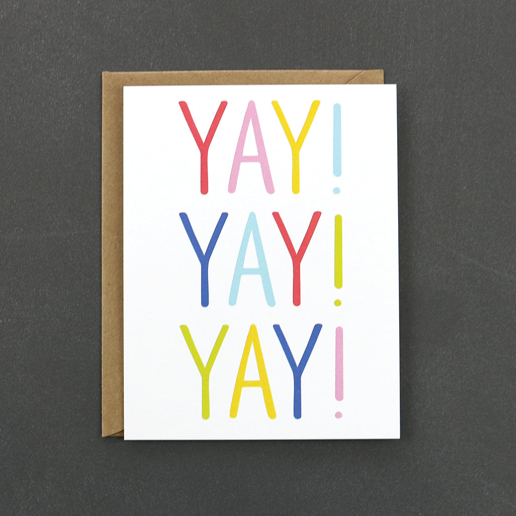 Yay Yay Yay Card – Public School Paper Co.